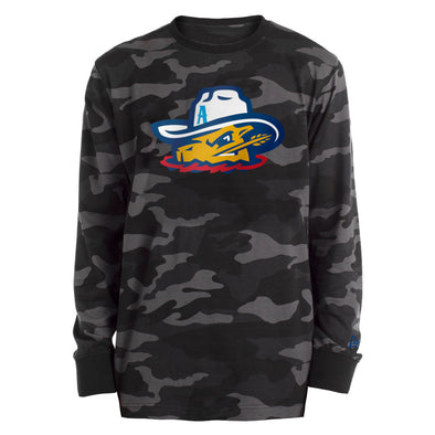 Amarillo Sod Poodles NE Black Camo Game Long Sleeve