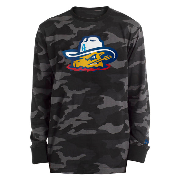 Amarillo Sod Poodles NE Black Camo Game Long Sleeve