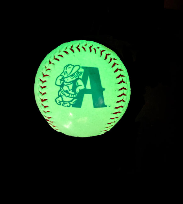 Amarillo Sod Poodles Lean A GlowInThe Dark Baseball