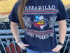 Amarillo Sod Poodles Navy Christmas State Tee